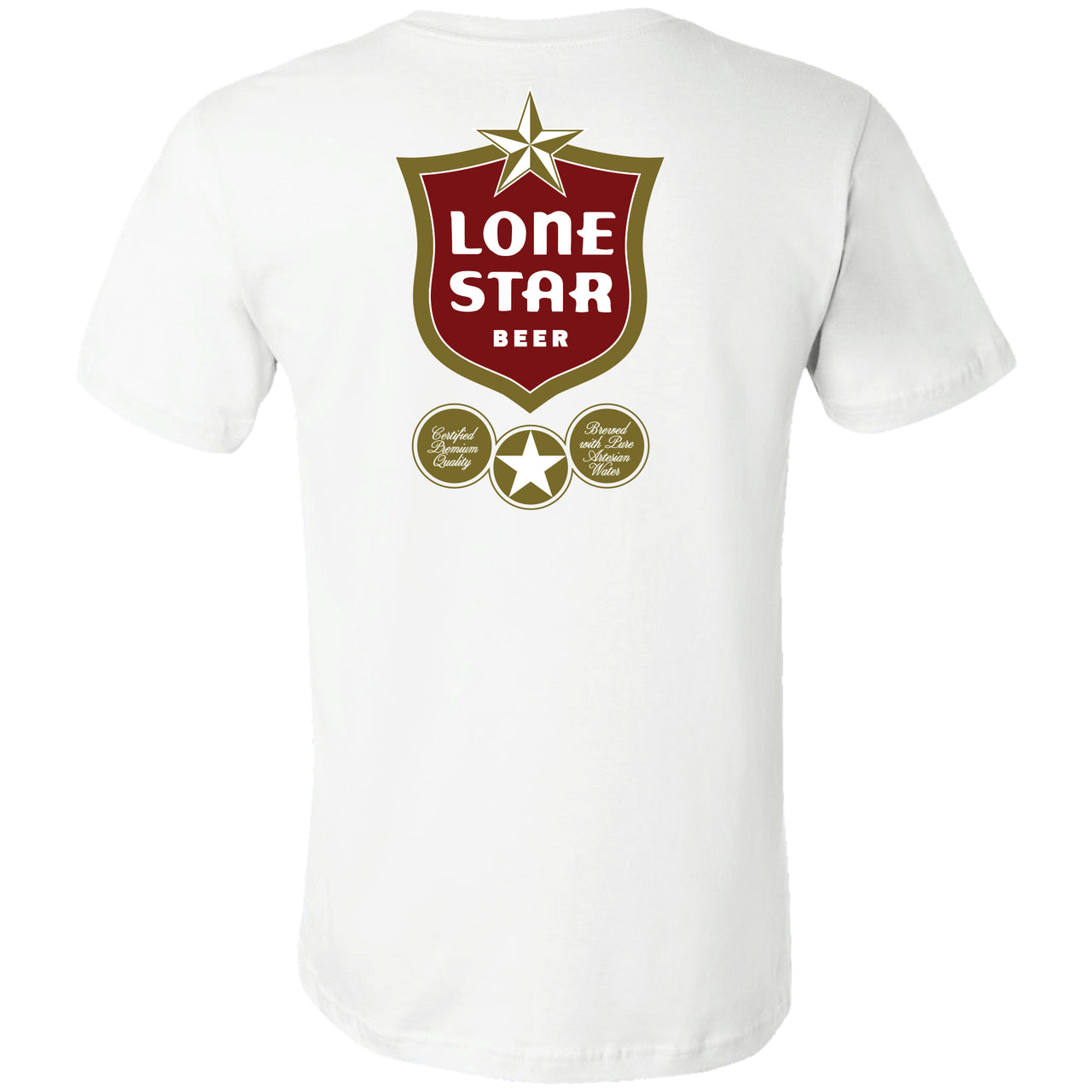 Lone Star - Vintage Crest 2-Sided T-shirt