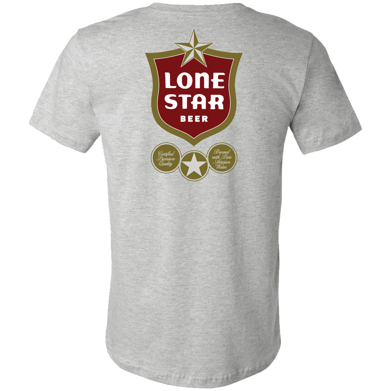 Lone Star - Vintage Crest 2-Sided T-shirt