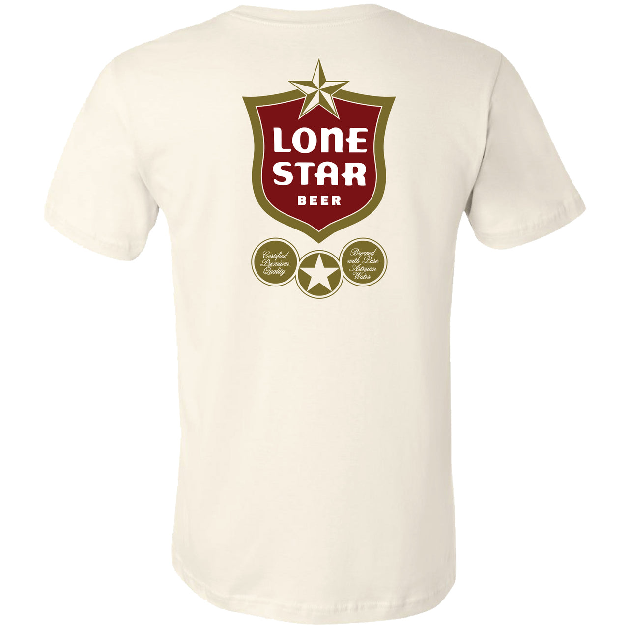 Lone Star - Vintage Crest 2-Sided T-shirt