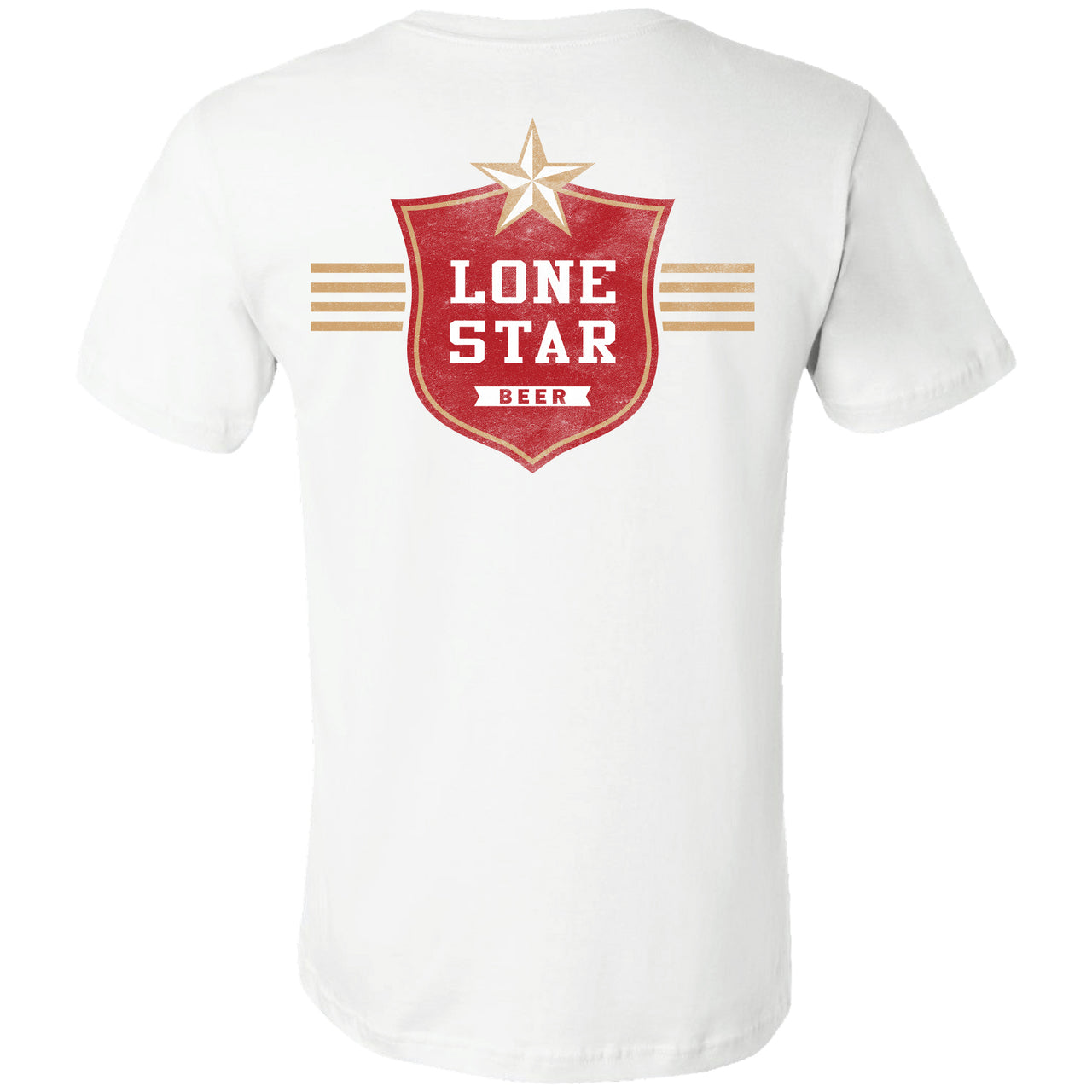 Lone Star - Vintage Label 2-Sided T-shirt